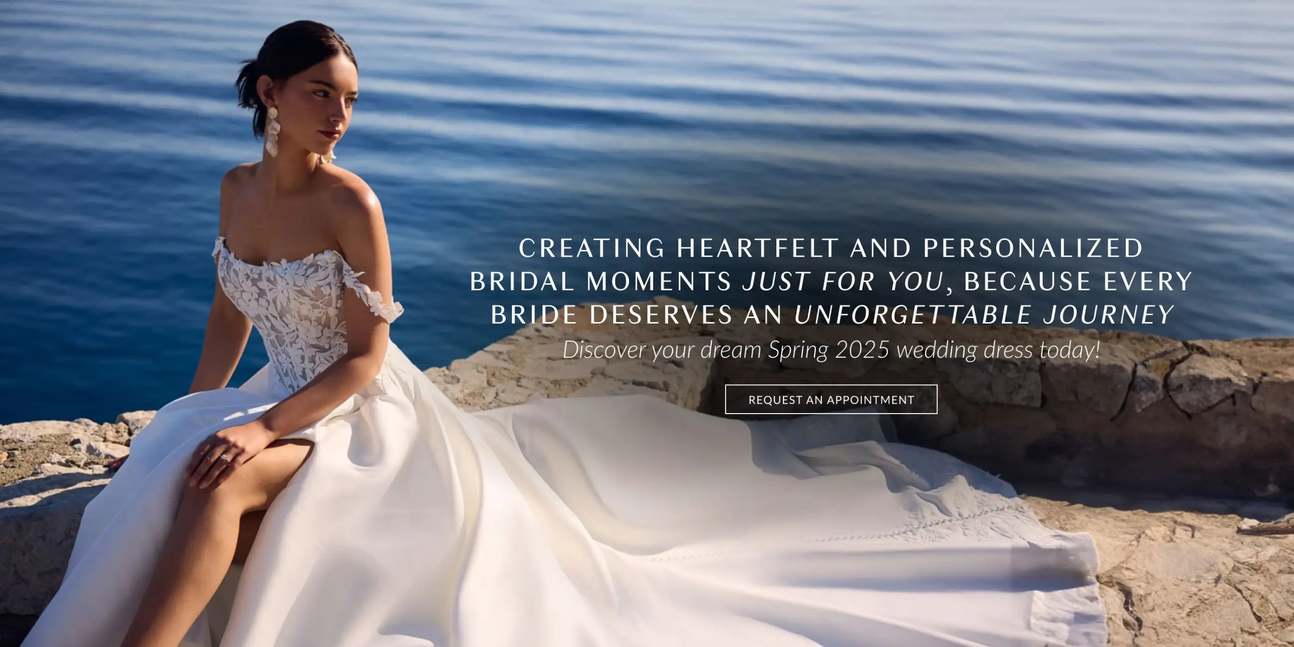 Purchase your wedding dress at Allure Bridal Boutique today! Creating personalized and heartfelt memories!